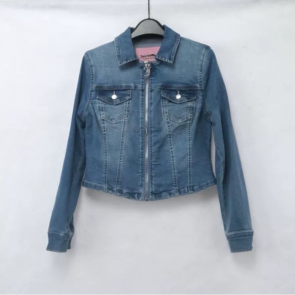 Juicy Couture Light Blue Jean Jacket - Picture 2 of 3